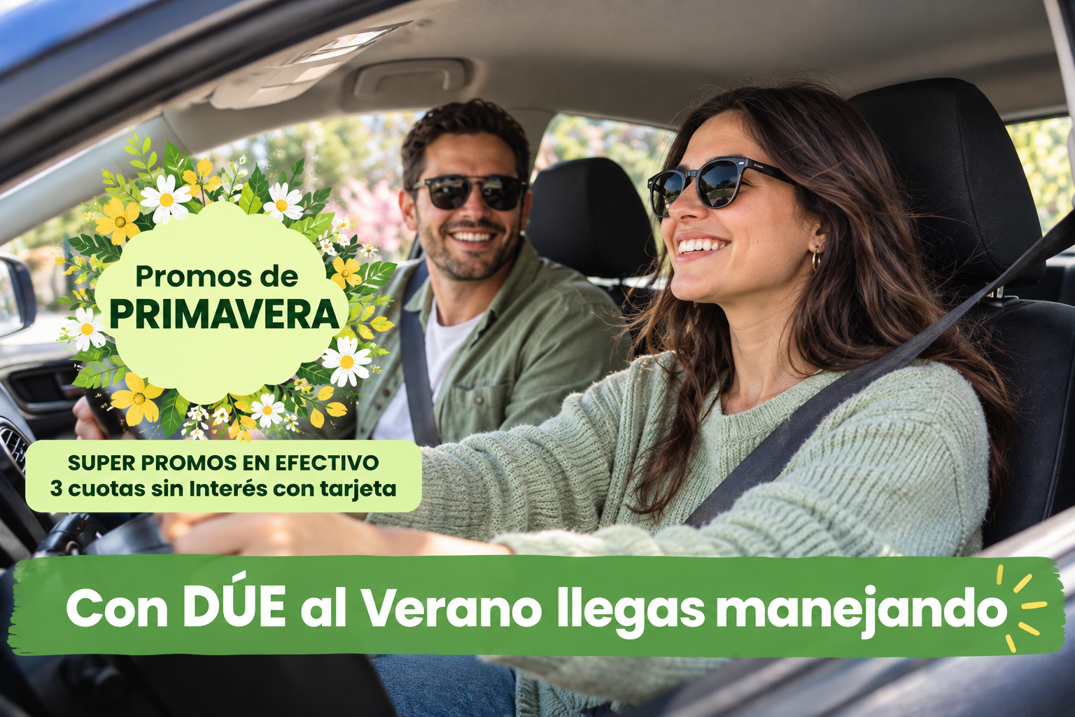 Alumnos aprendiendo a manejar con Due Autoescuela